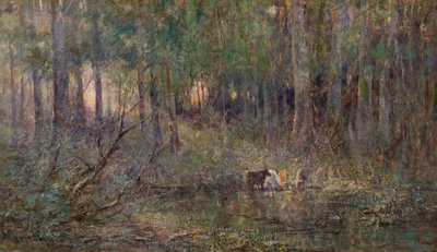 Violeta e ouro de Frederick McCubbin